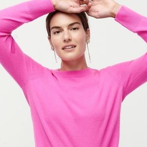 NWT J Crew merino wool Tippi sweater medium (M) in flamingo pink